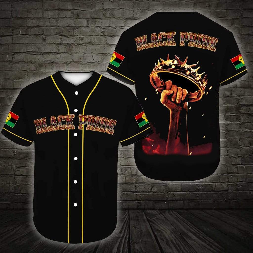 Juneteenth Day Black King Pride Baseball Jersey #Kv