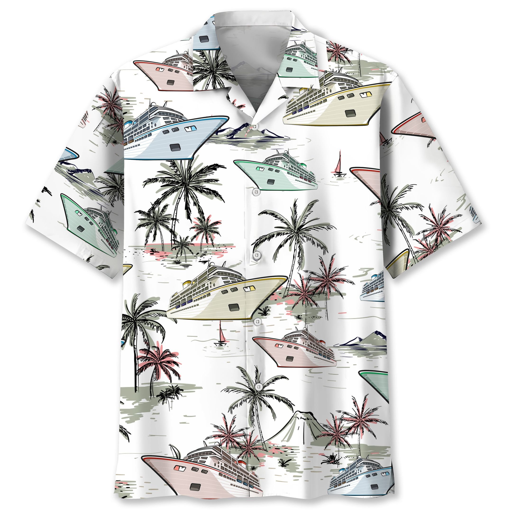 Cruise Coconut Hawaiian Shirt Ha32047