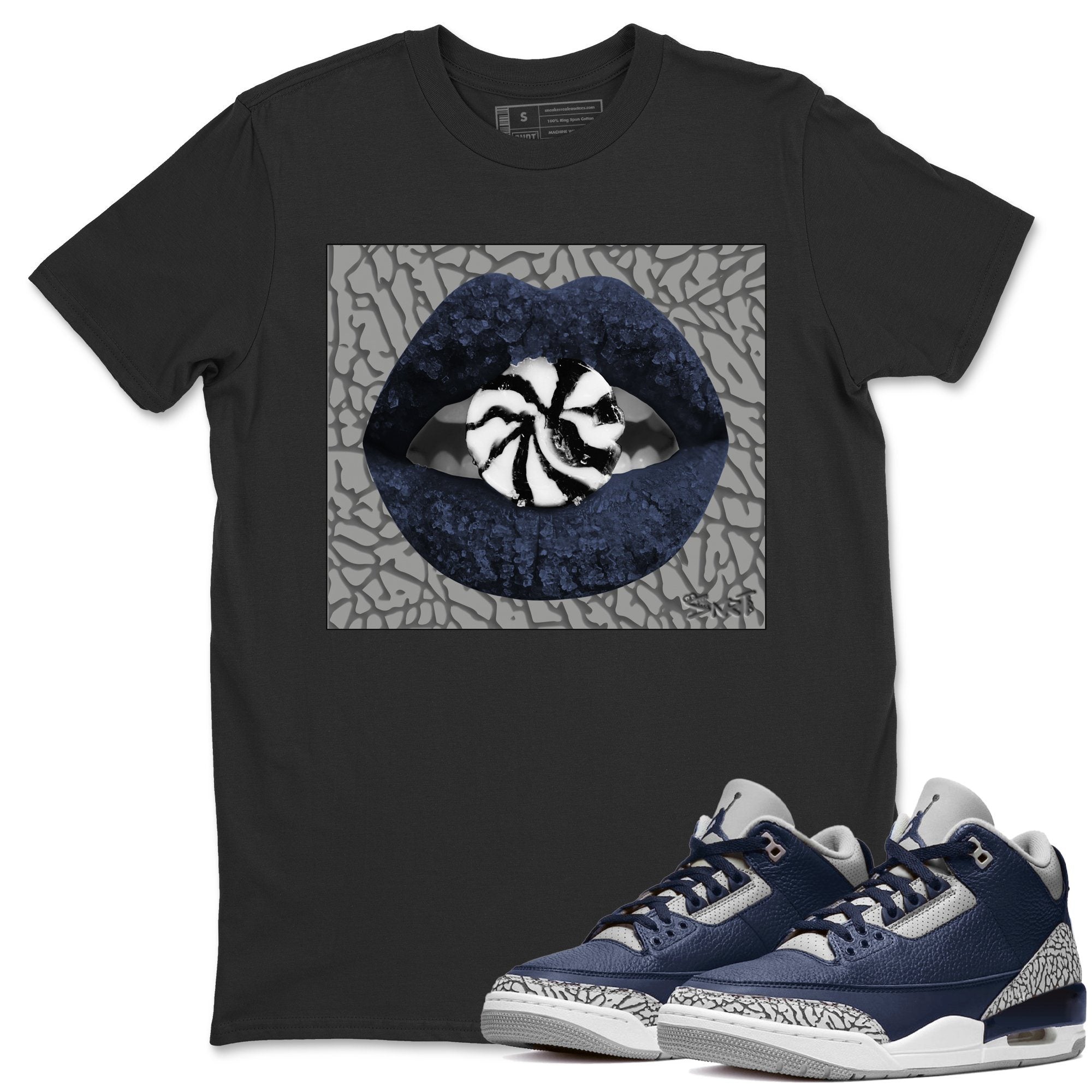 Lips Candy T-Shirt – Air Jordan 3 Midnight Navy