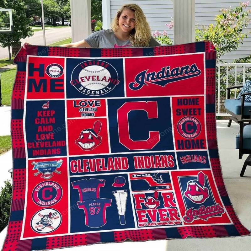 Cleveland Indians Blanket TH1607 Quilt