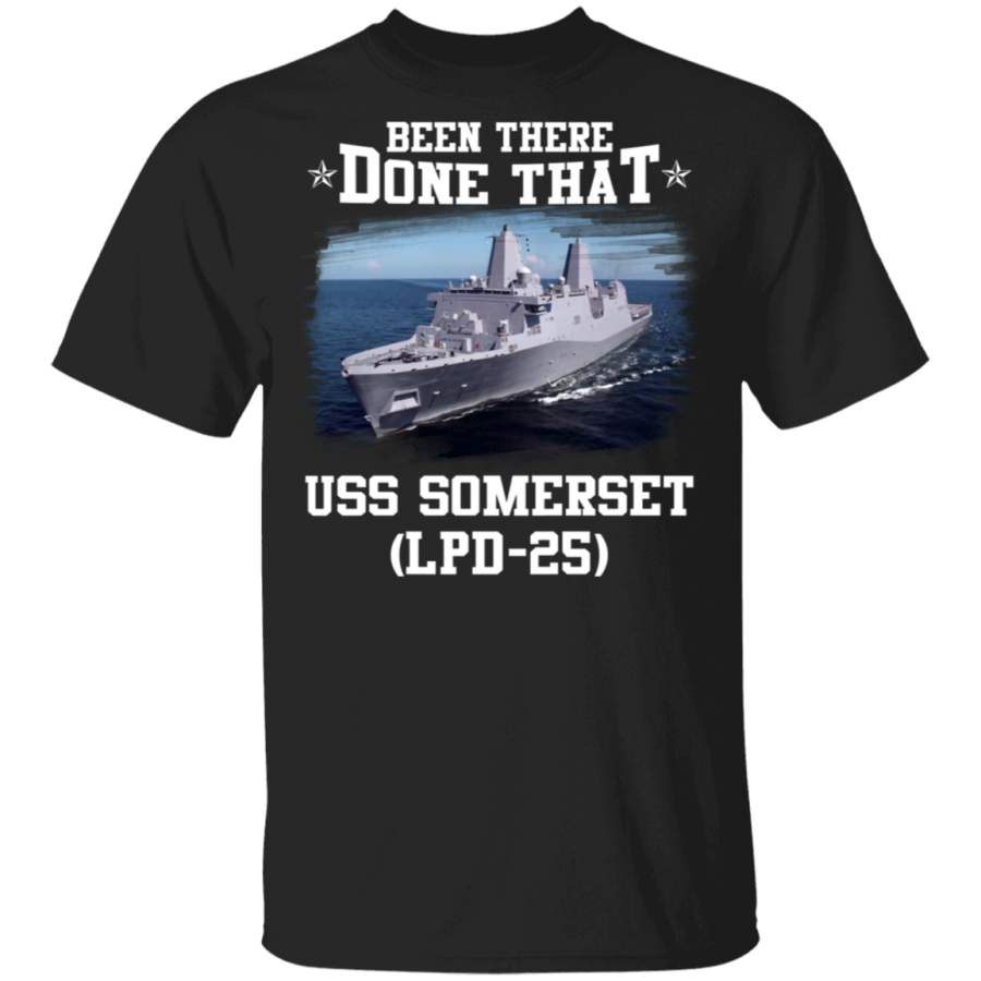 USS Somerset LPD-25  Veterans Day Christmas Gift T-Shirt