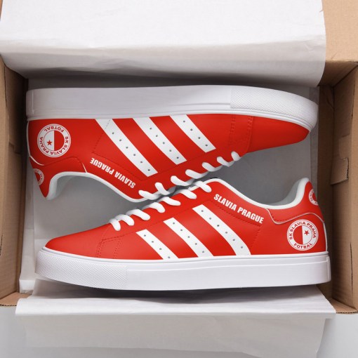 Slavia Prague 3D Over Printed Stan Smith Shoes