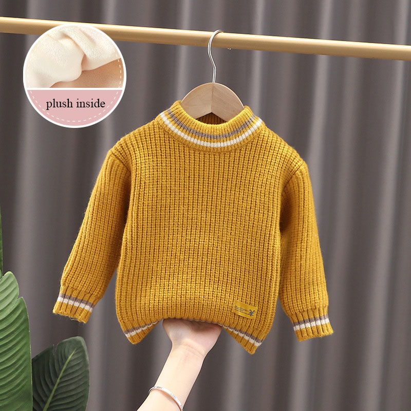 2022 Autumn Winter baby Sweater Girls Boys Sweaters Knitting Pullovers Long Sleeve New Fashion Cute Knitwear Children Gift alx