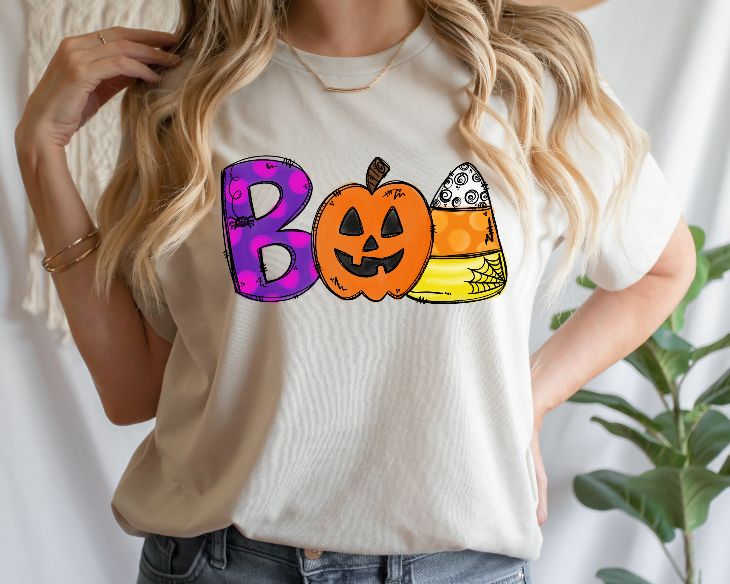 Halloween Boo Shirt, Halloween Ghost Shirt, Halloween Pumpkin Shirt, Kids Halloween Shirt, Spider Halloween Shirt, Toddler Halloween Shirt - Product by Prowallart Shop