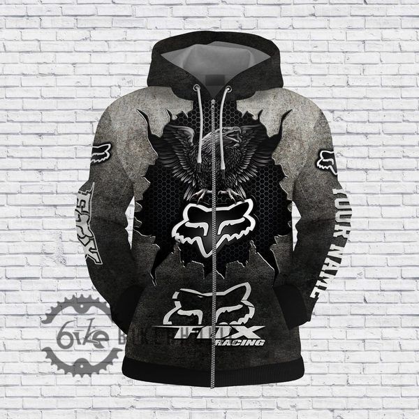 AEX0217FOXR – Zip Hoodie – Hoodie – Sweater – TShirt Custom Name