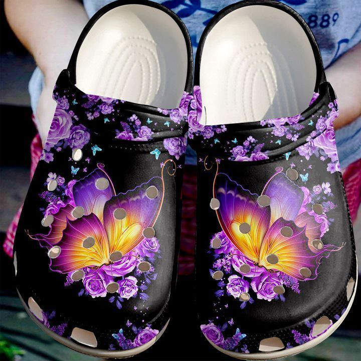 Butterfly Beautiful Classic Clogs Shoes