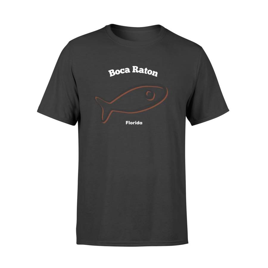 Boca Raton Florida Cute Summer Fishy Beach T-Shirt