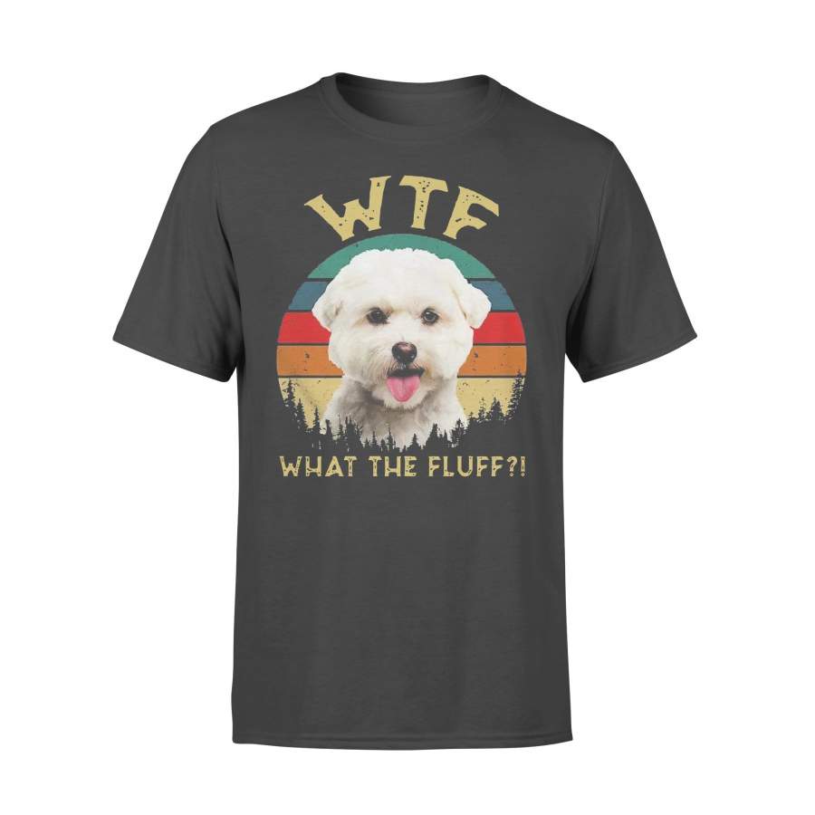 Bichon Frise What The Fluff Vintage T-shirt