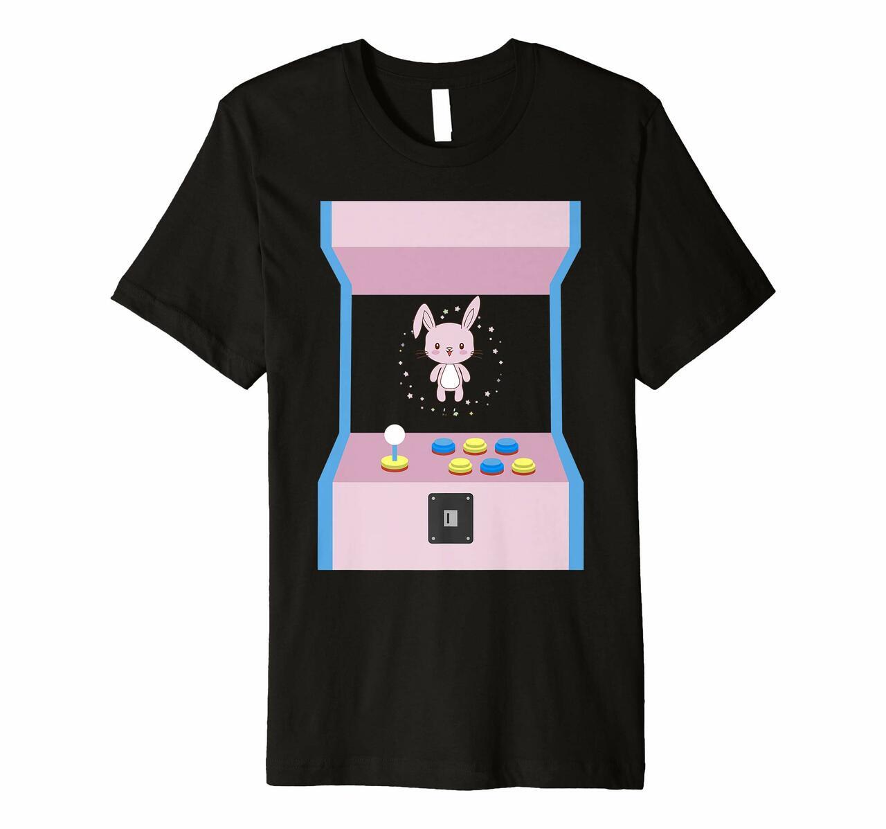 Cute Gamer Bunny Kawaii Rabbit Pastel Gift Premium T-Shirt