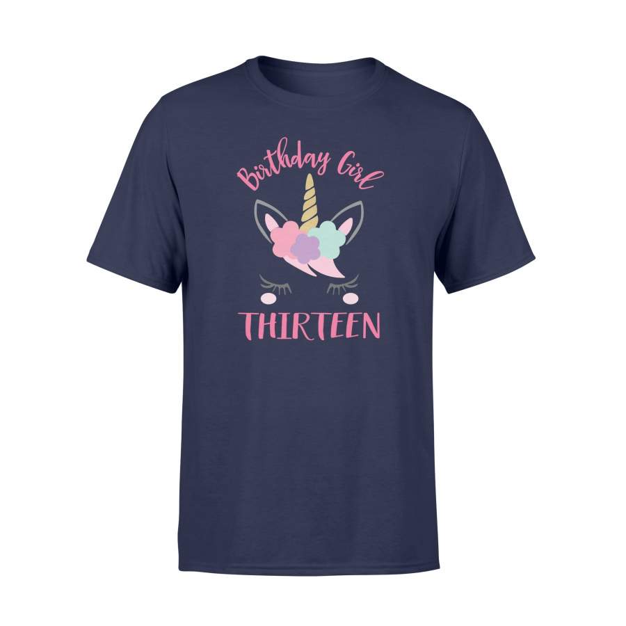 13th Birthday Unicorn For Girls T Shirt