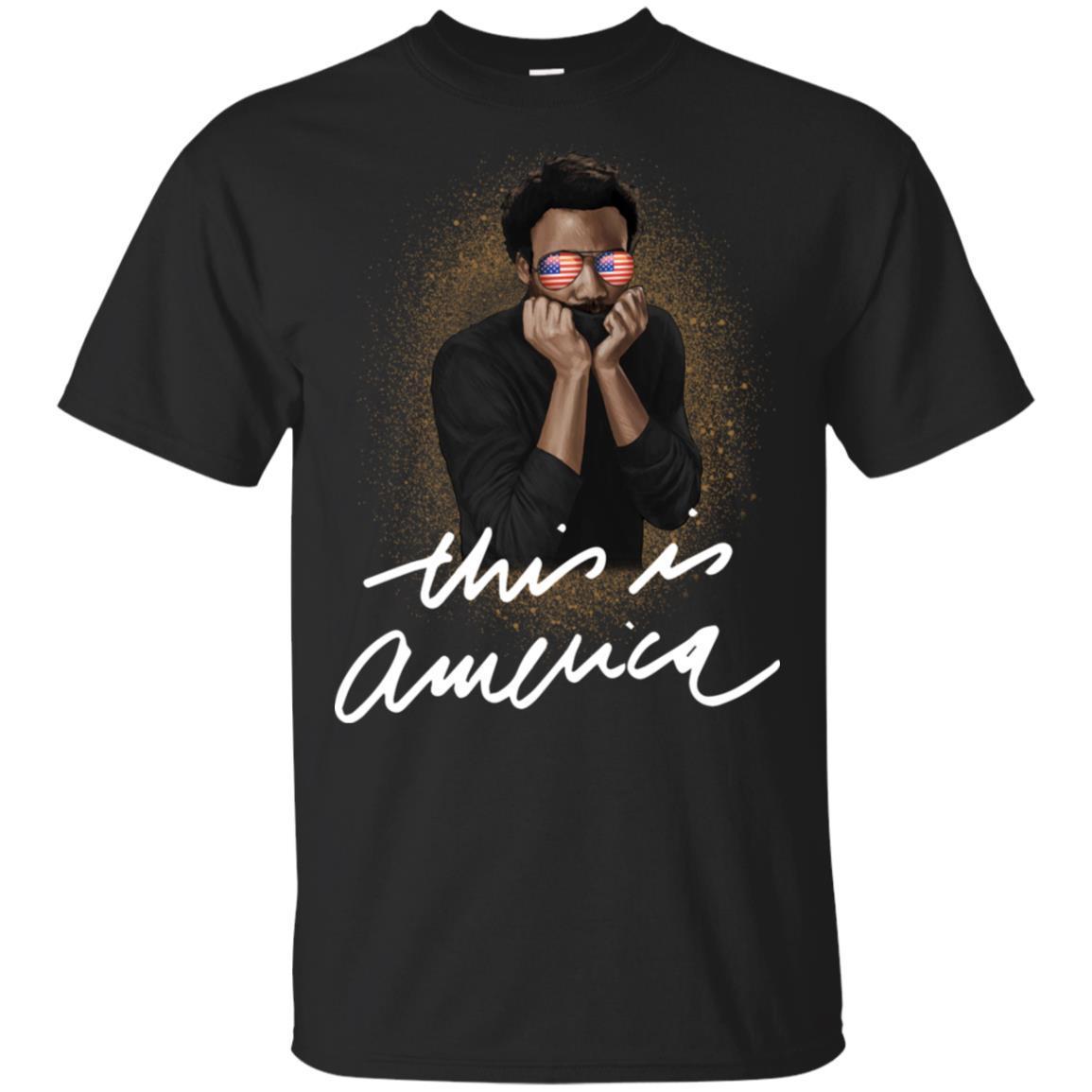 This Is America T-Shirt African Clothing For Afro Women Men Pro Black