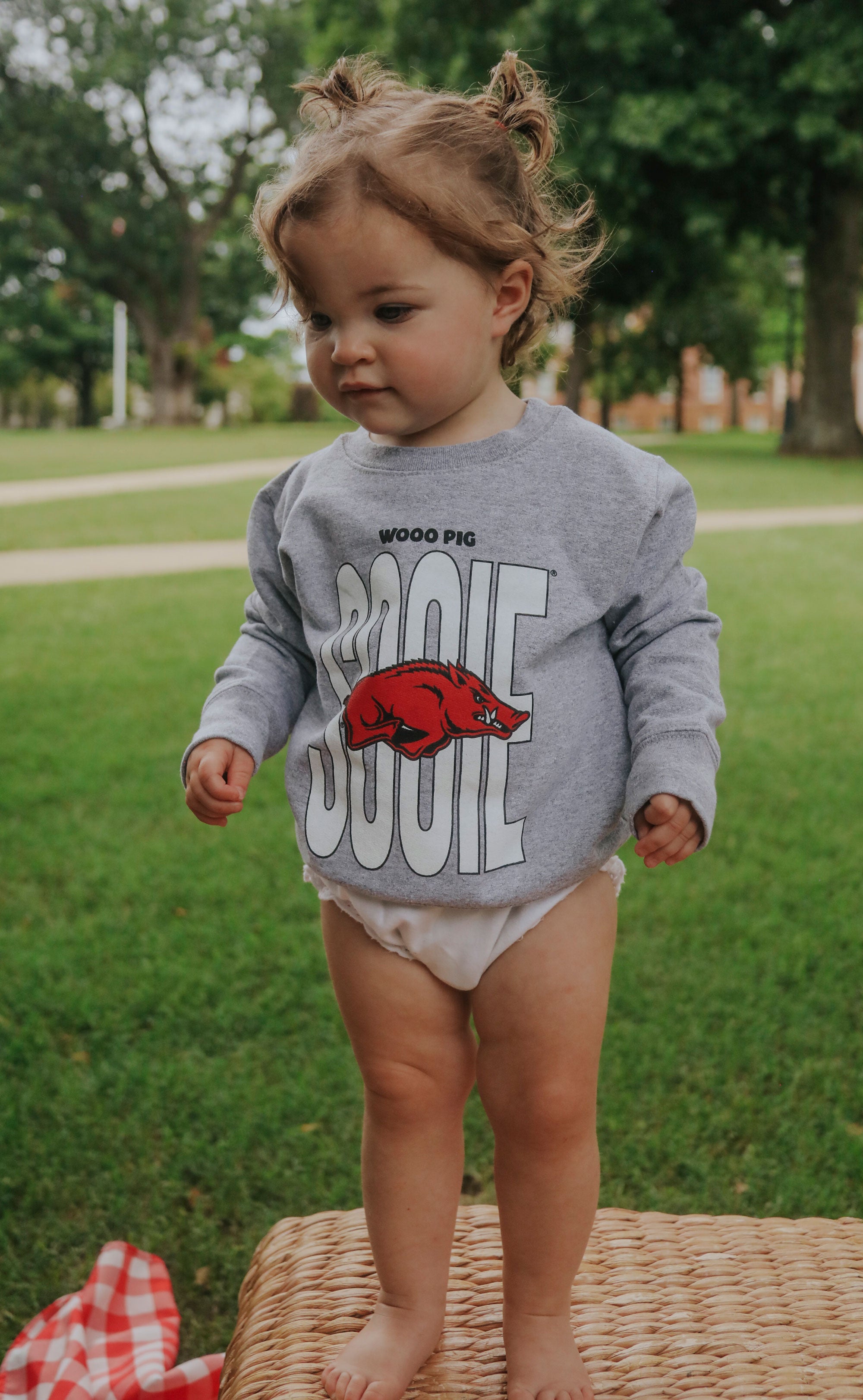 Charlie Southern: Woo Pig Sooie Toddler Sweatshirt