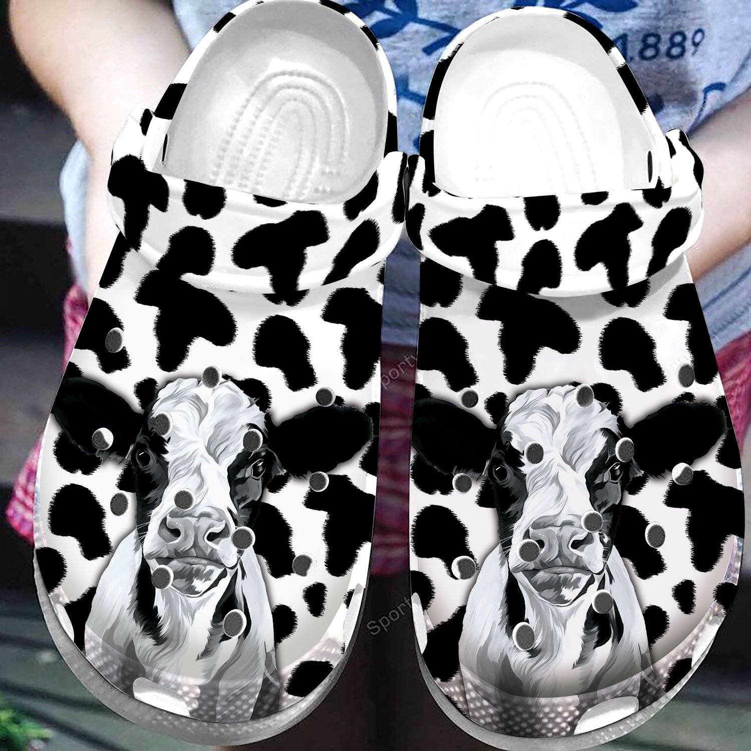 Cow Funny Clog Shoes #Hd – Justbeperfect Shop