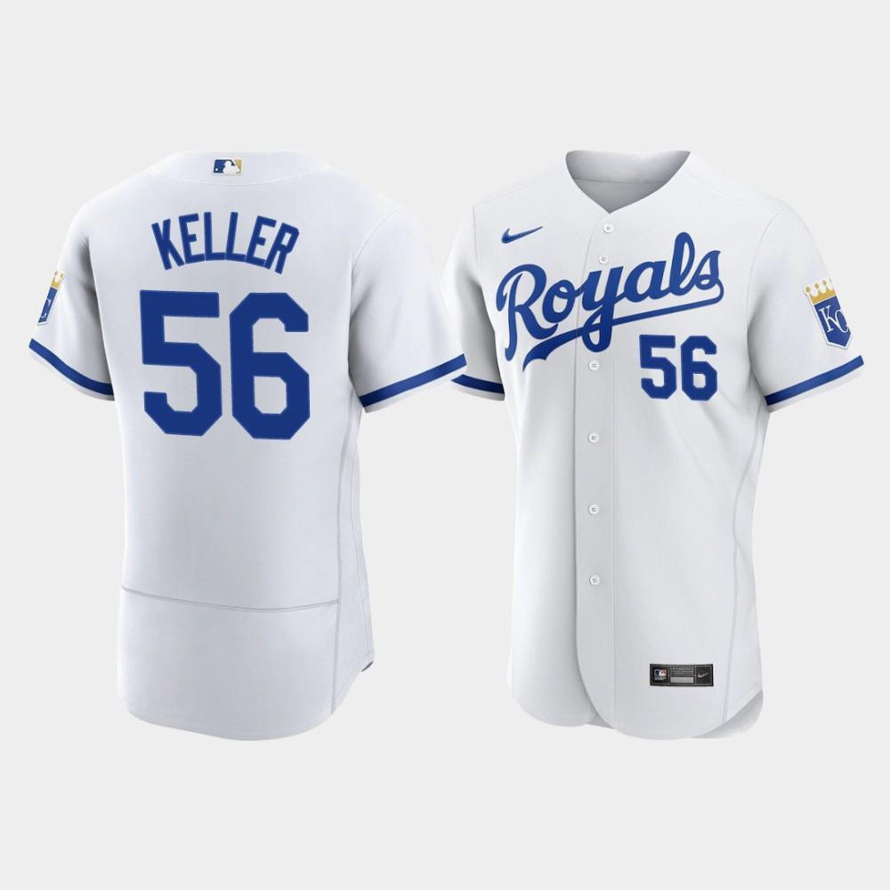 Brad Keller 56 Kansas City Royals Men’s 2022-23 Home Jersey – White Jersey