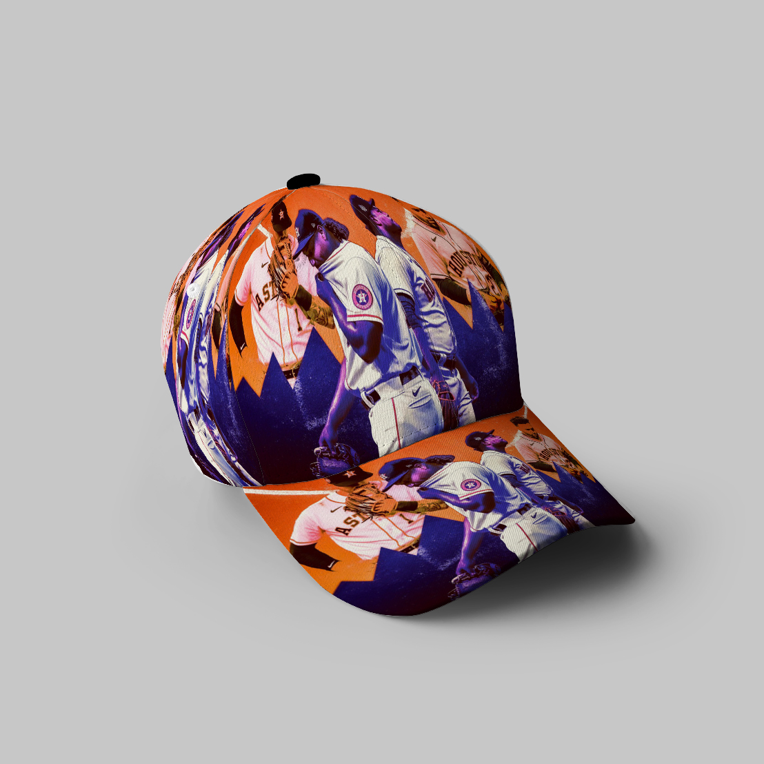 Houston Astros Team V4 3D Printing Baseball Cap Classic Hat