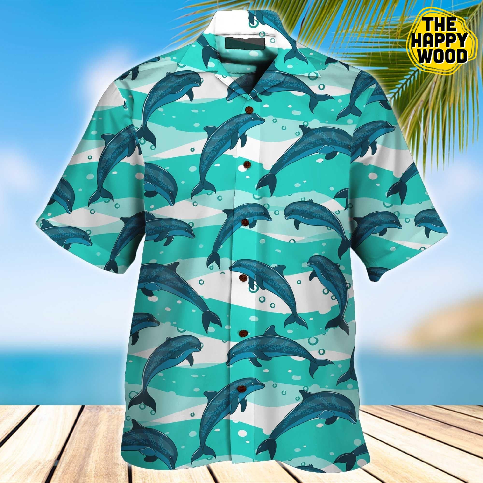 Dolphin 3D Hawaiian Hawaii Shirt