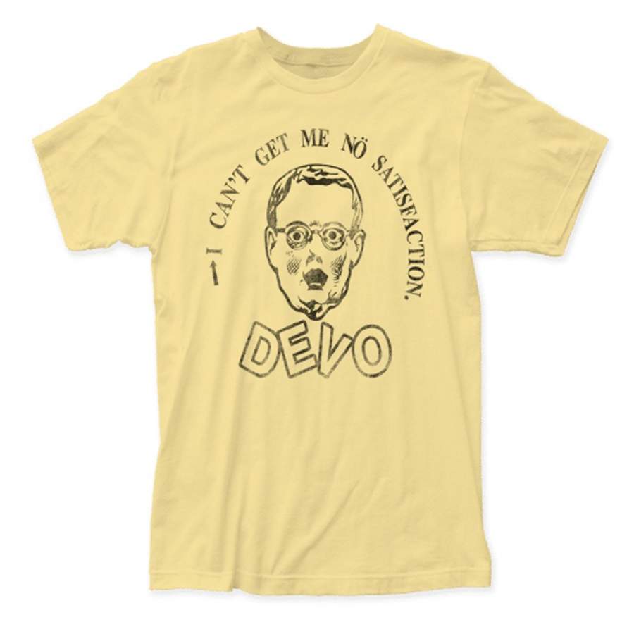 Devo – No Satisfaction – Yellow t-shirt