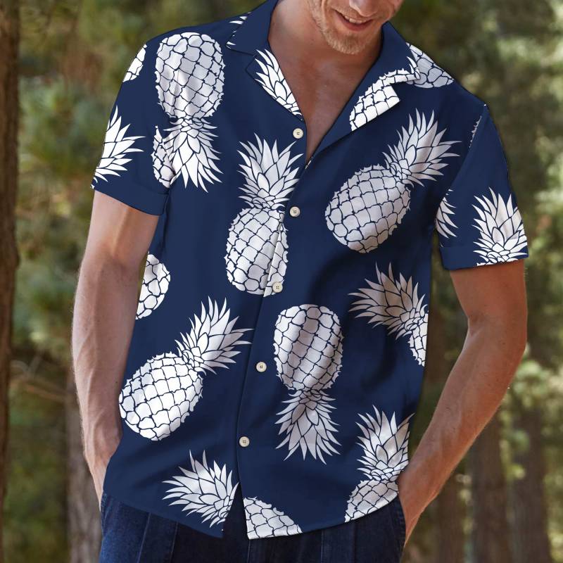 Pineapple Summer Hawaiian Shirt Ha70312