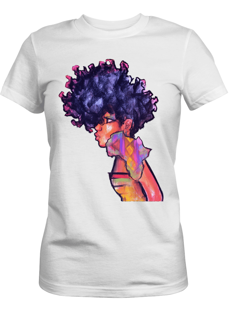 Shirt For Black Girl Afro Natural Hair Beautiful Girl Shirt For Black Girl Magic Shirt For Black Queen