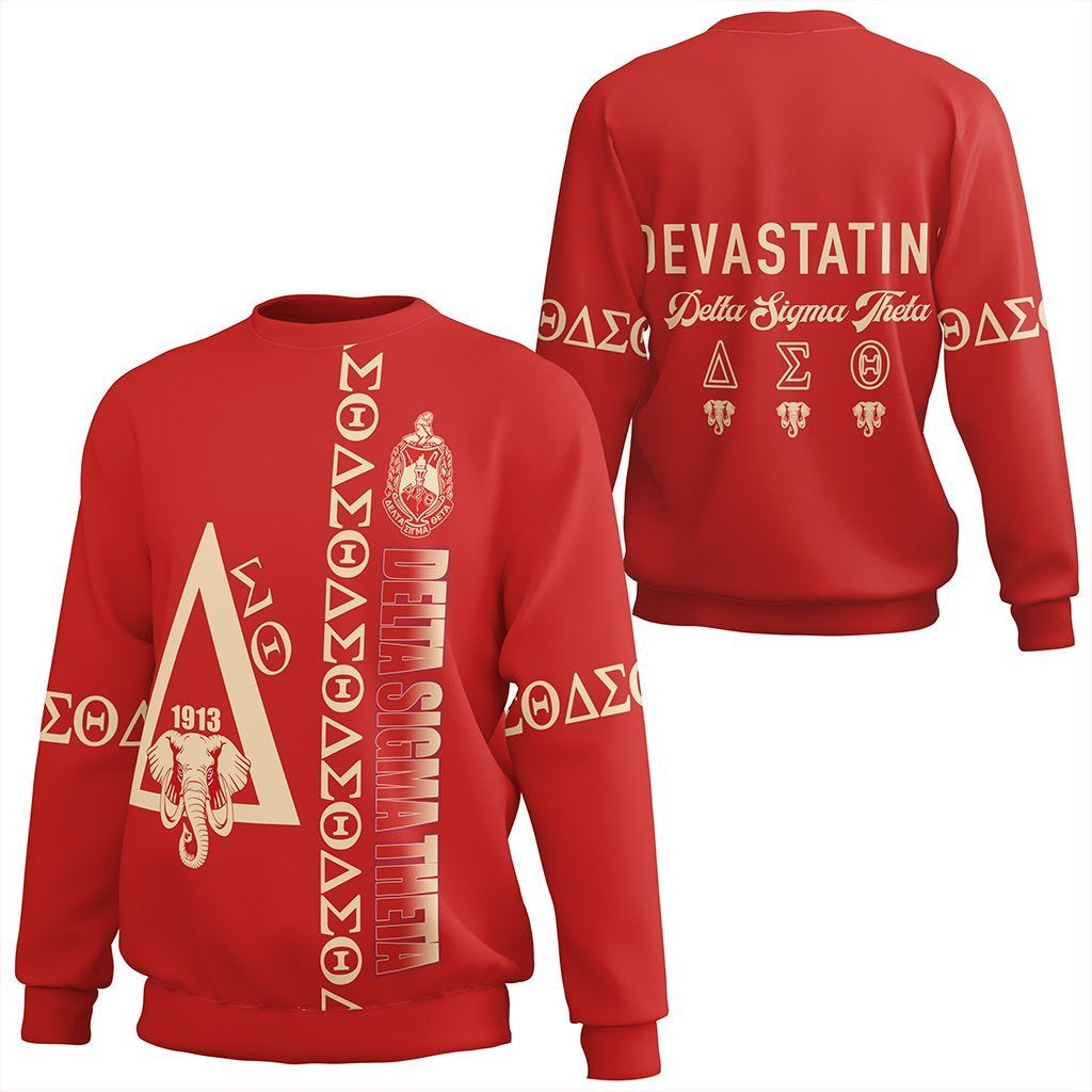 Greek Life Shirt – Red Delta Sigma Theta Sweatshirt