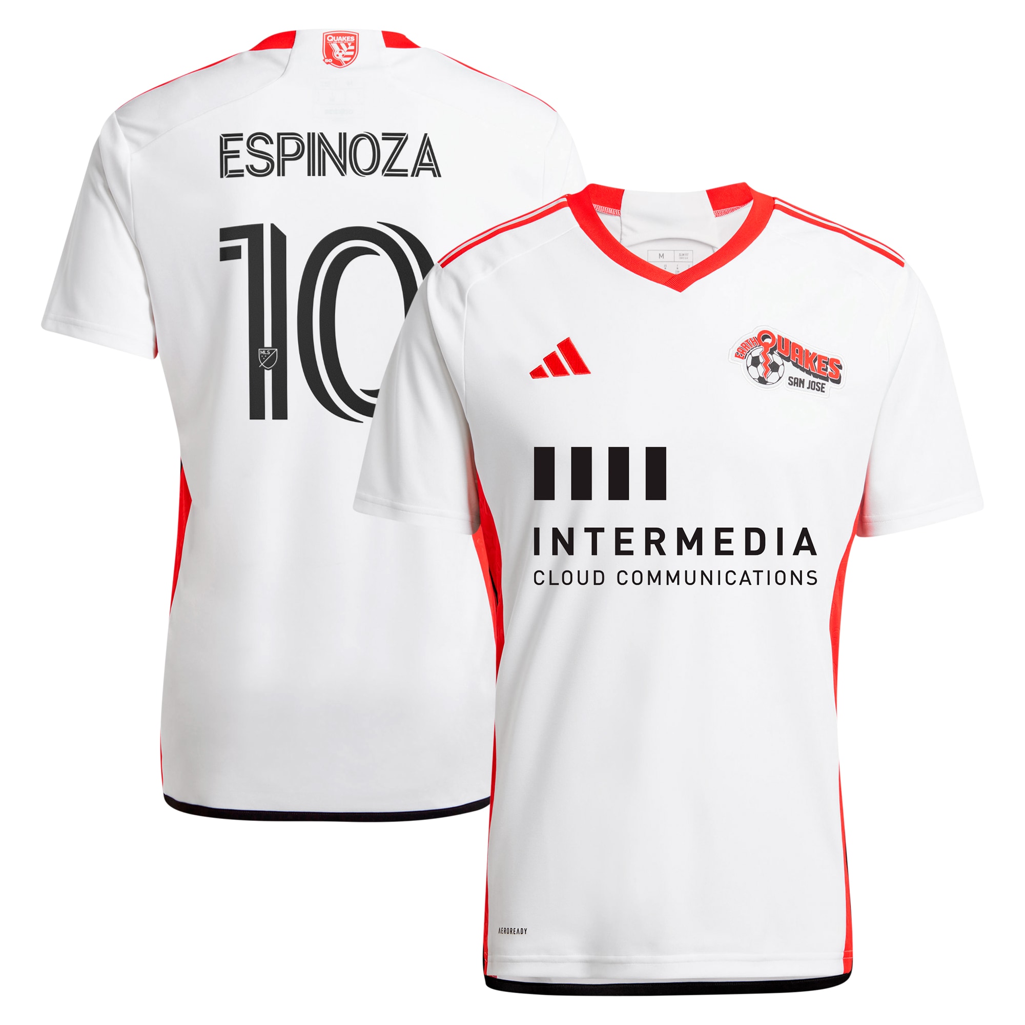 Cristian Espinoza San Jose Earthquakes 2024 The 50 Kit Replica Player Jersey – White