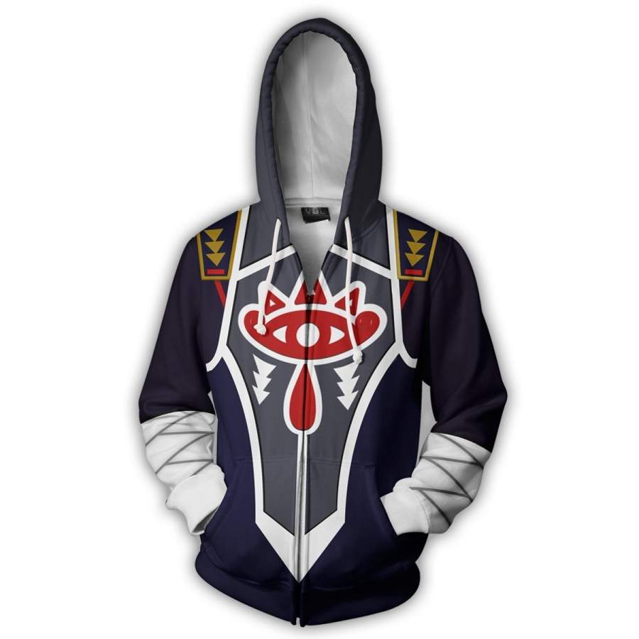 The Legend of Zelda Sheik Zip Up Hoodie