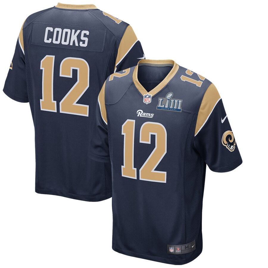 Brandin Cooks Los Angeles Rams Nike Super Bowl Liii Bound Game Jersey – Navy