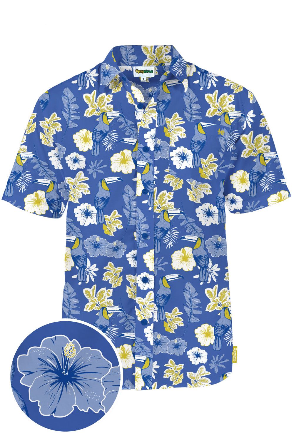 Botanics Blue High Quality Hawaii Shirt Ha100375