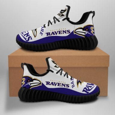 Baltimore Ravens Custom Shoes Sport Sneakers Yeezy Boost