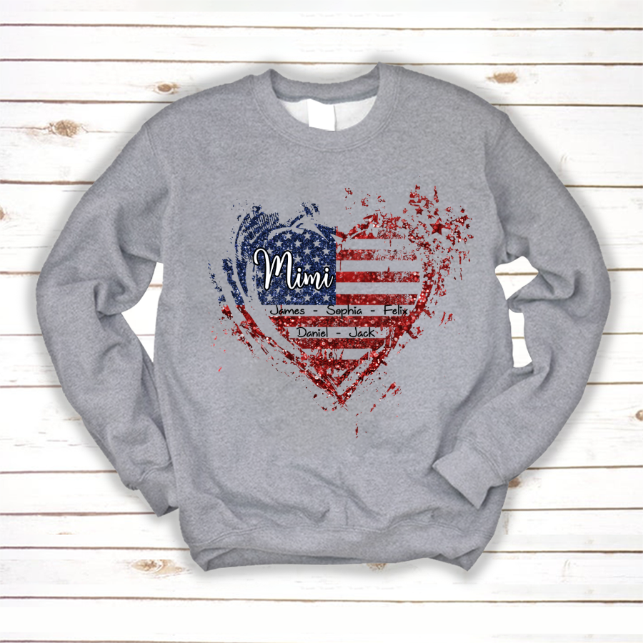 Mimi Heart American Sweatshirt