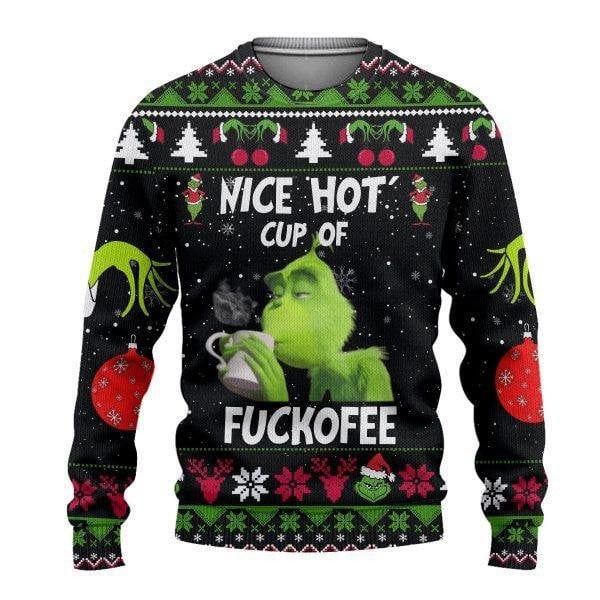 The Grinch Christmas 3D Ugly Thicken Sweaters Gingri37