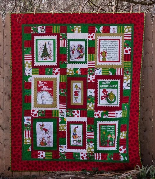 HOW THE GRINCH STOLE CHRISTMAS FABRIC QUILT – Moontracy Shop