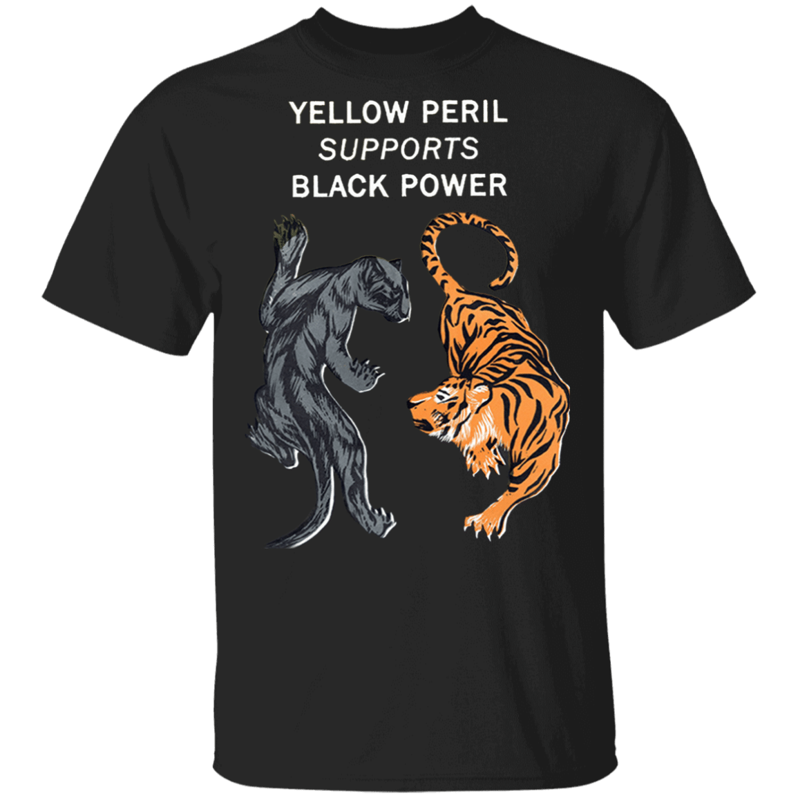 Find Yellow Peril Support Black Power Shirt Asian For Black Lives Stop AAPI Hate T-shirt