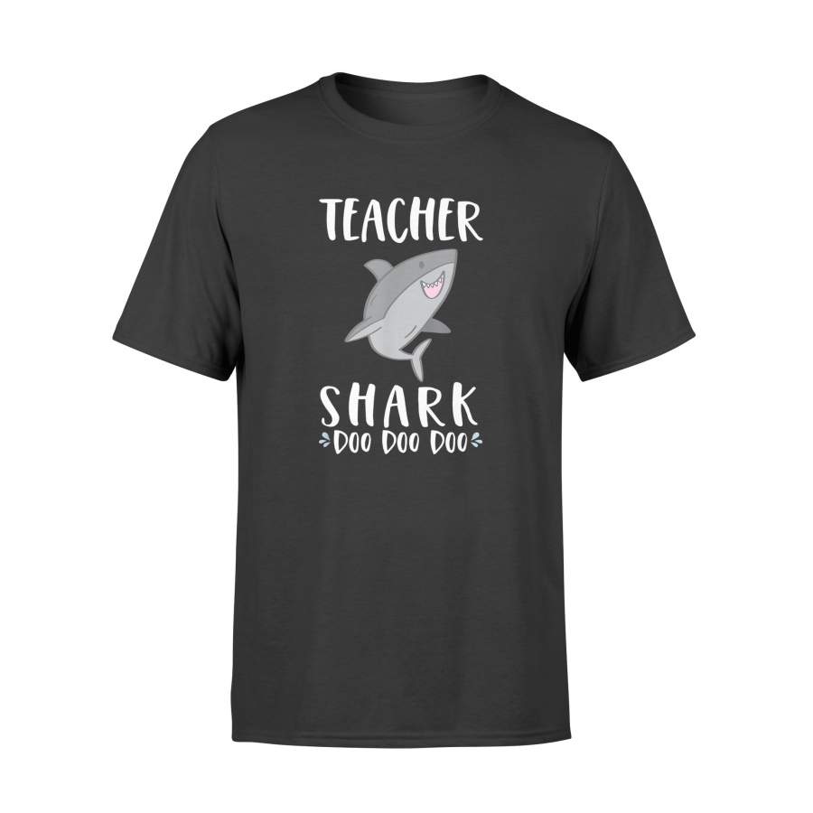 Back to School Shirt Teacher Shark Doo Doo Doo Shirt – Standard T-shirt