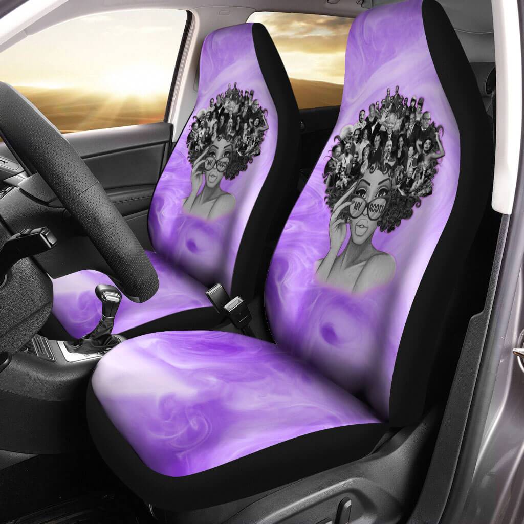 Melanin Automotive Seat Covers My Roots Front Car Seat Covers