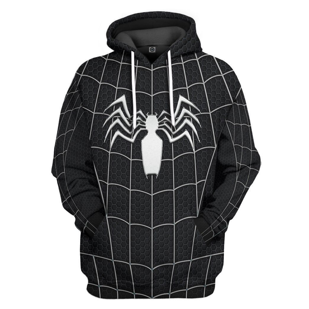 3D Spider Man Venom Custom Hoodie Apparel