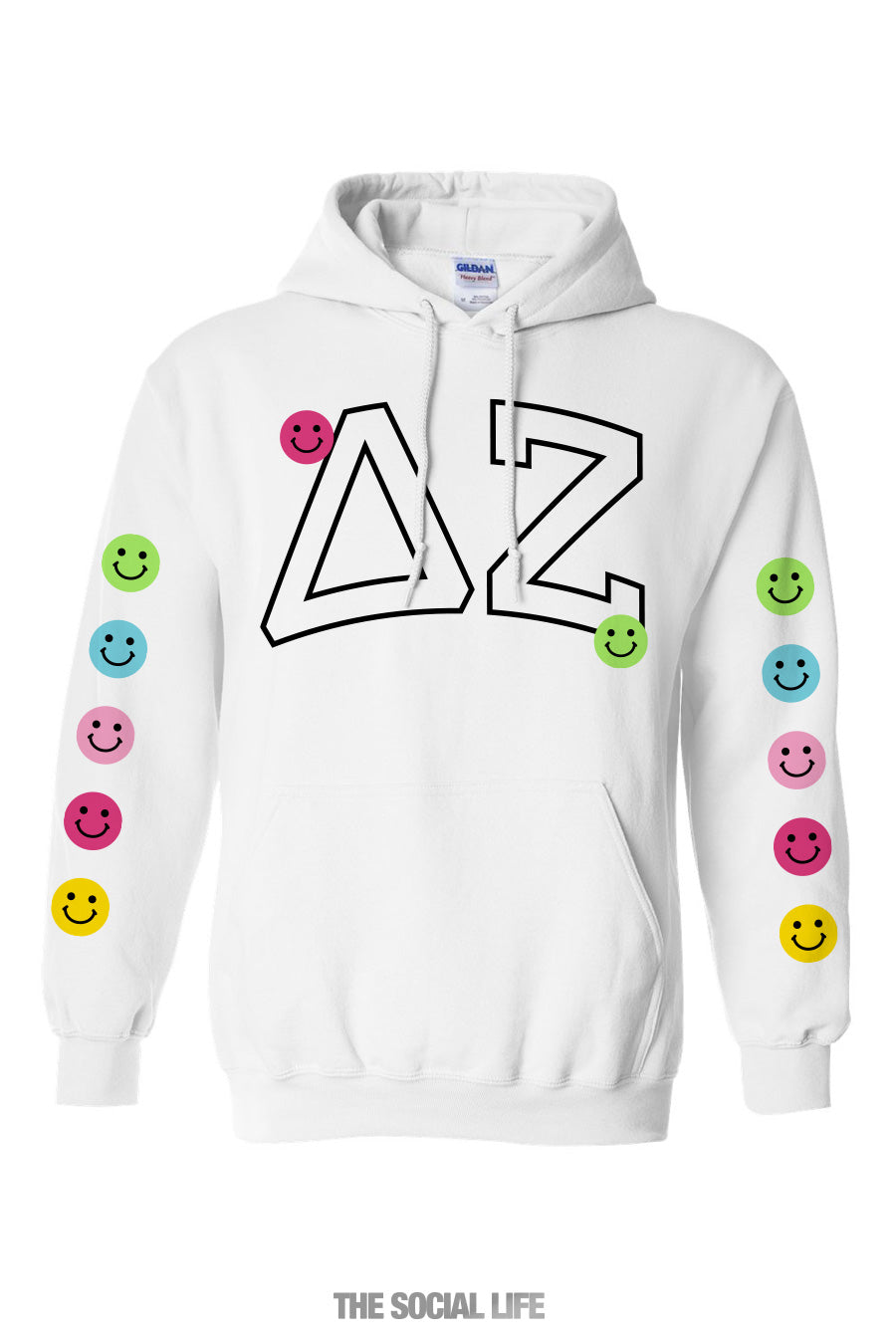 Delta Zeta Happy Day Hoodie