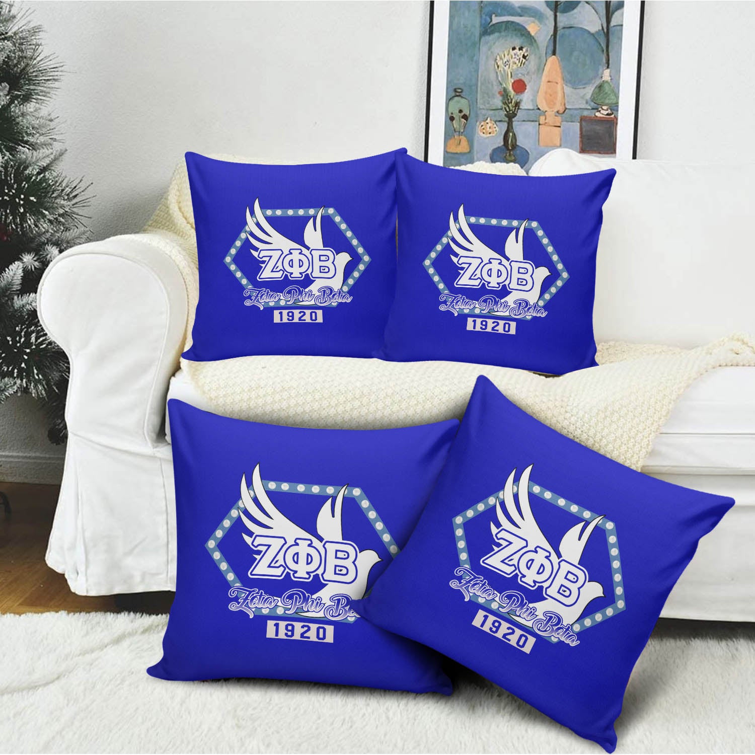 Zeta Phi Beta Sorority 1920 3D Pillow Case