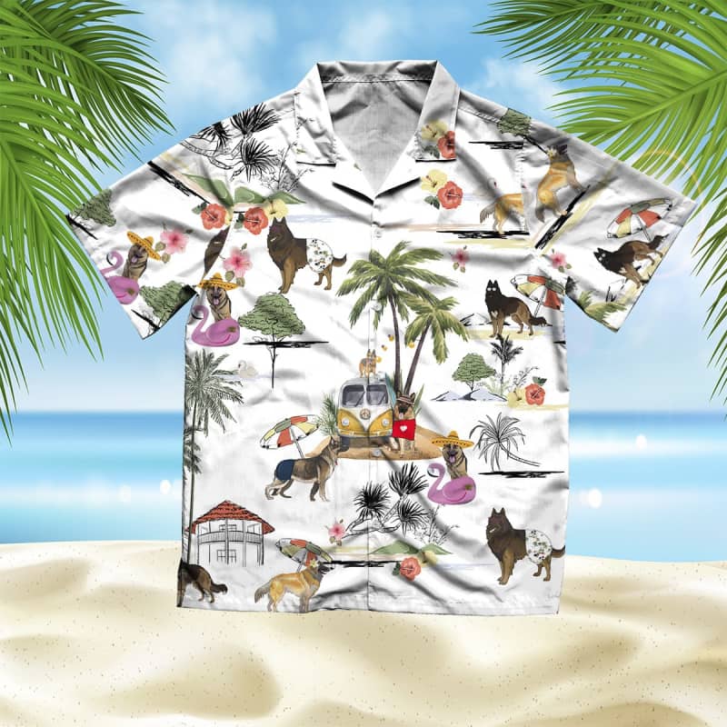 Unisex Tervuren Beach Hawaiian Shirt