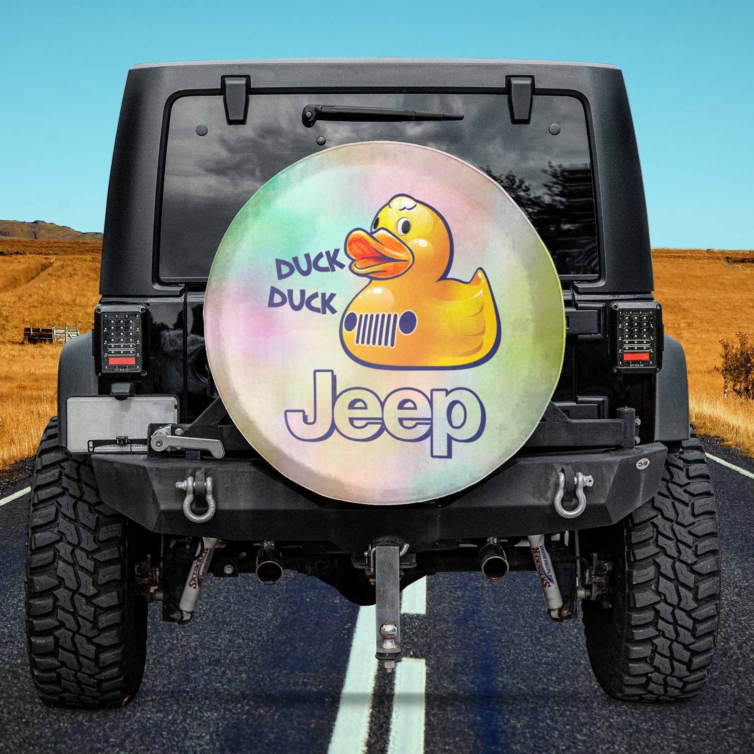 Duck Duck Jeep Spare Tire Cover #110722V