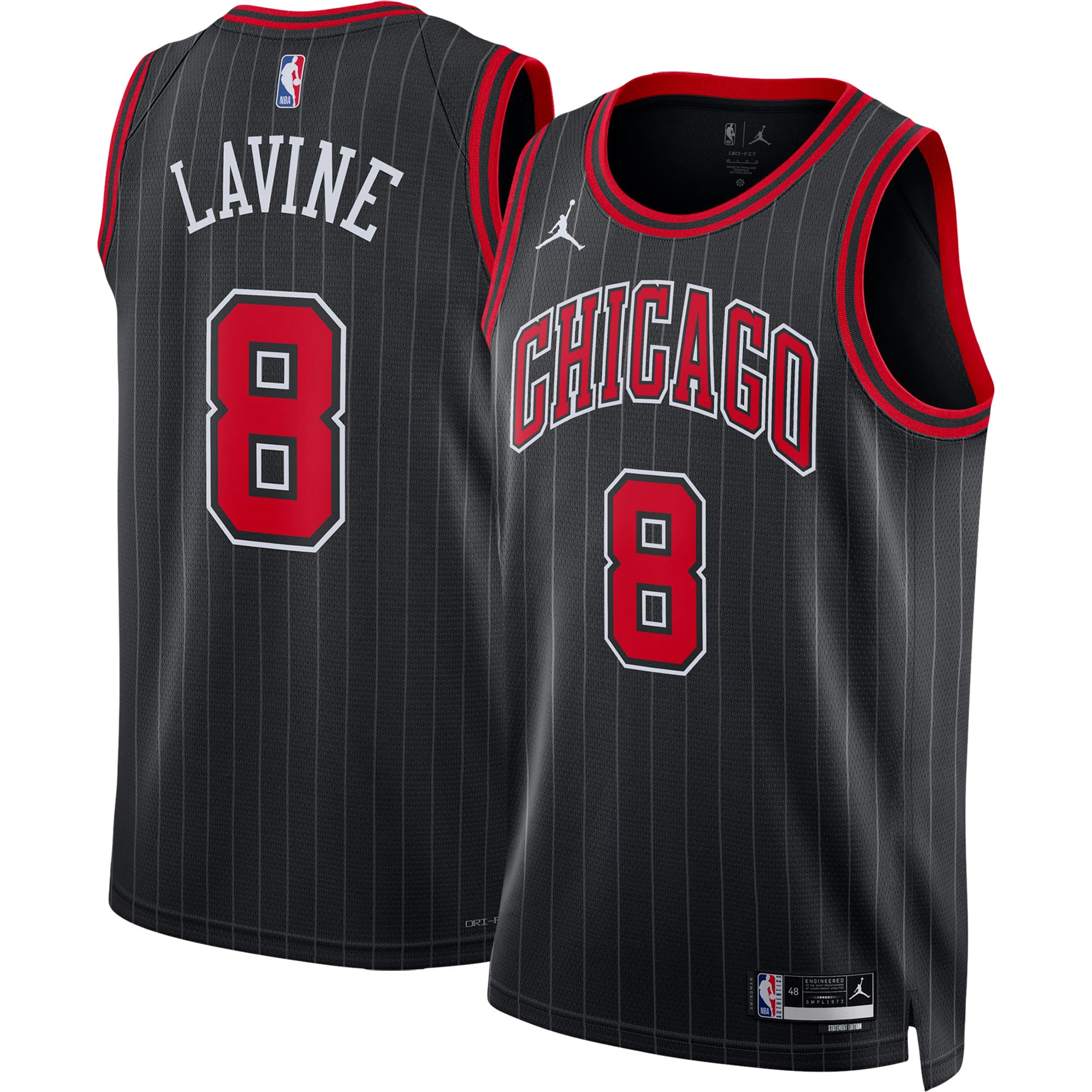 Zach LaVine Chicago Bulls Jordan Brand Unisex Swingman Jersey – Statement Edition – Black