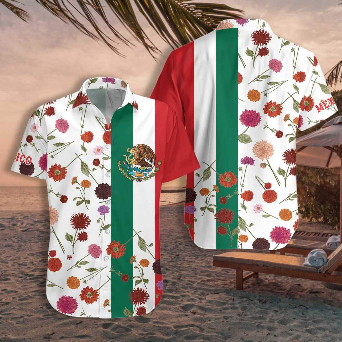 Mexico Dahlias Hawaii Shirt For Men And Women Ha20118