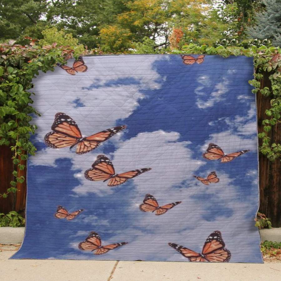 DN0812 – Christmas gift – Butterfly – Aesthetic Butterflies – Quilt