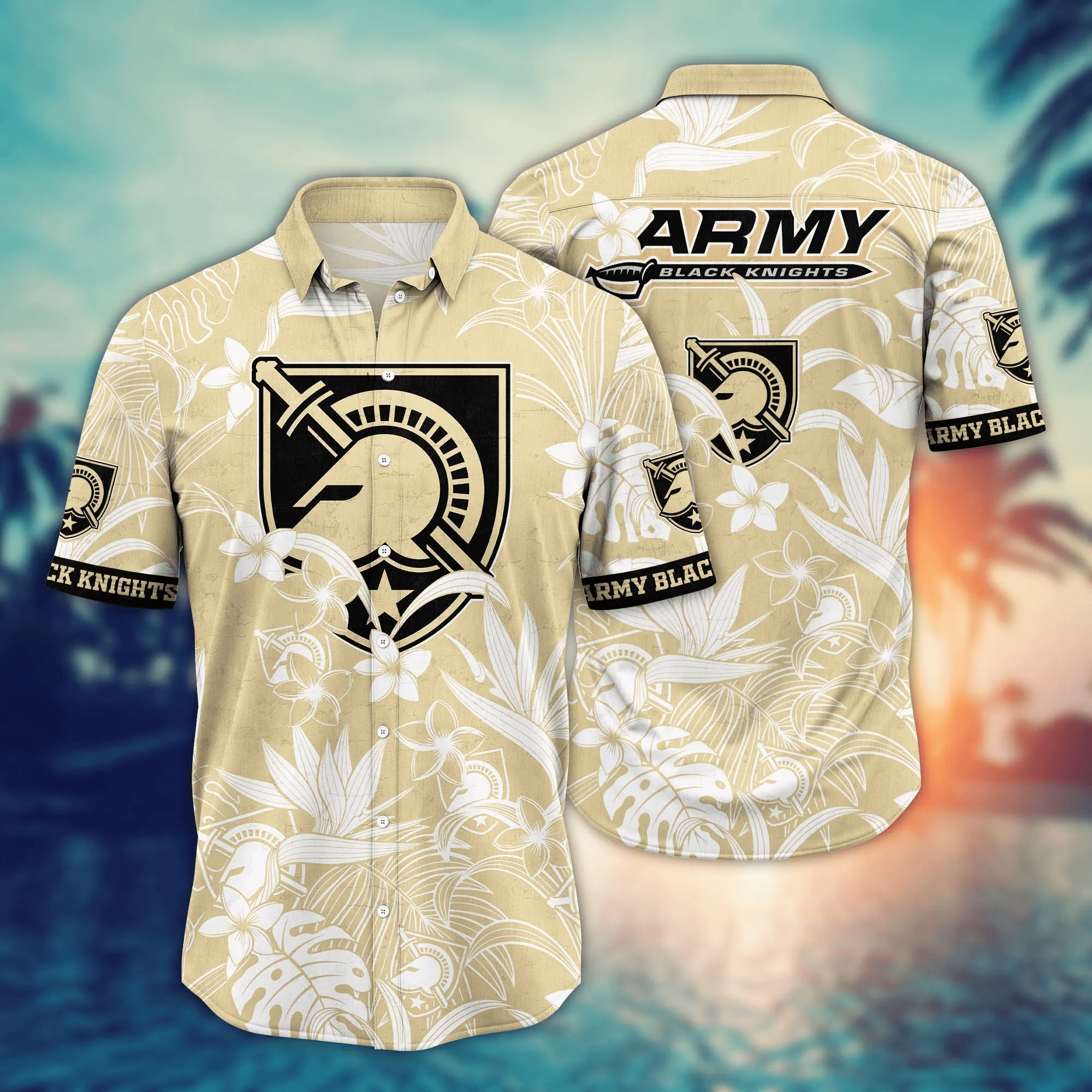 Army Black Knights NCCA Hawaiian Shirt Hot Seasontime Aloha Shirt