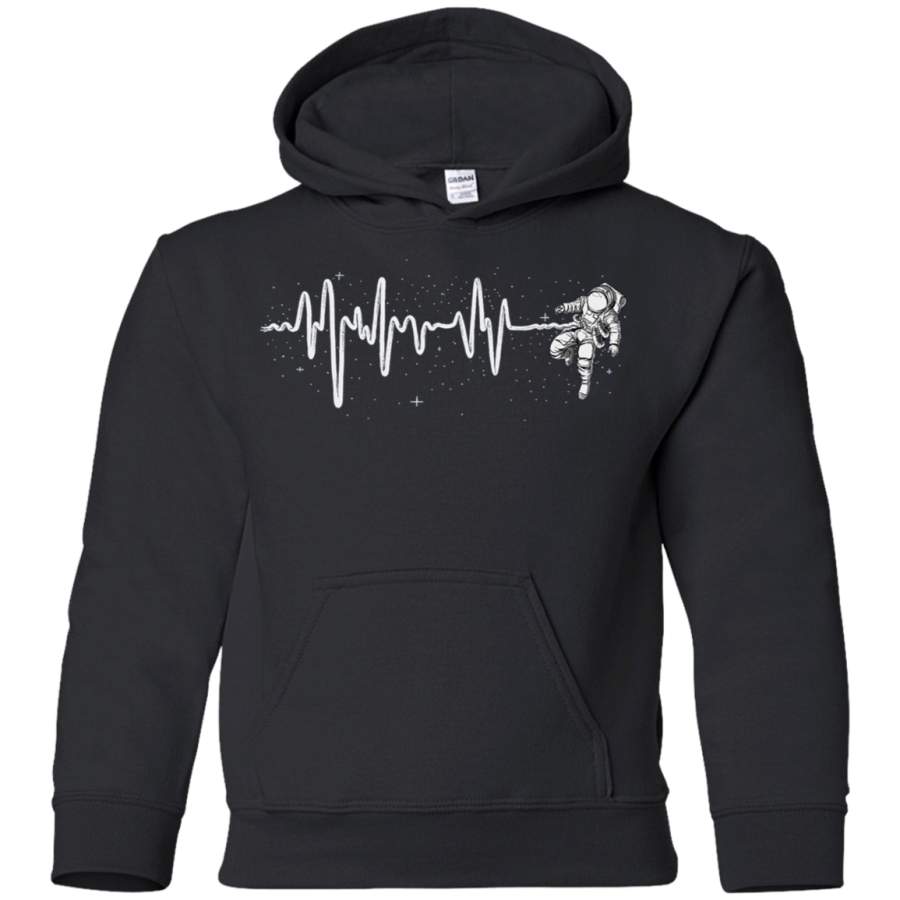 AGR Space Heartbeat Youth Pullover Hoodie