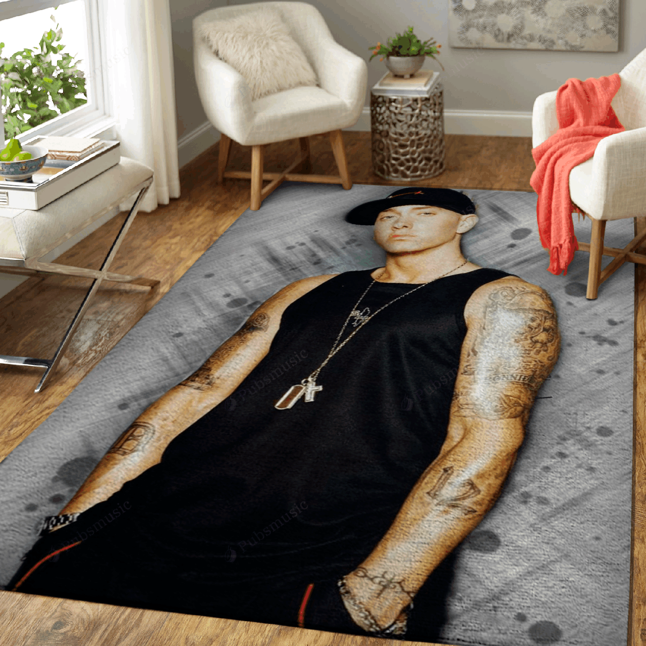 Eminem – Music And Rappers Art For Fans Area Rug Carpet