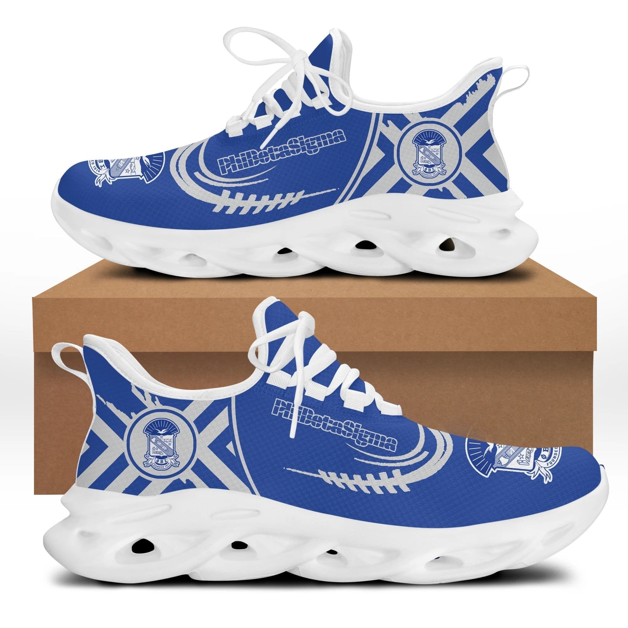 Fraternity Footwear – Phi Beta Sigma Baseball Style Clunky Sneakers