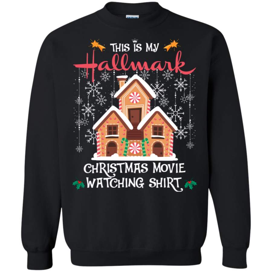 This Is My Hallmark Christmas Movie Watching Sweatshirt Ginger House T-Shirt