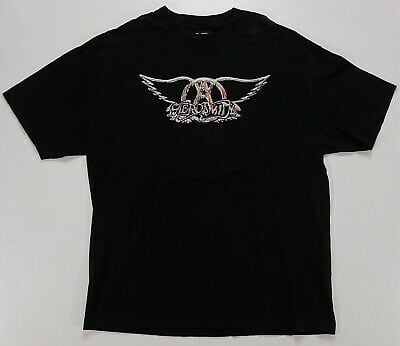 Rare Vintage Giant Aerosmith Just Push Play 2001 Tour T Shirt 90s 2000s ...