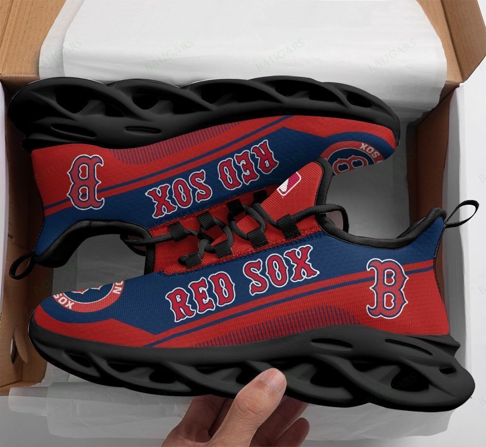 Boston Red Sox Yezy Running Sneakers Art 764